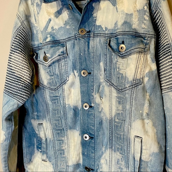 SALE: Focus Authentic Wear Acid Wash Denim Jacket - Picture 2 of 4